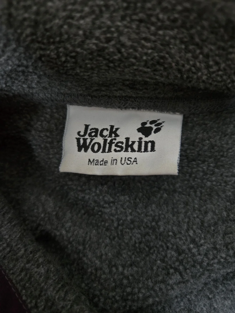 Jack Wolfskin Gray Fleece Zip Jacket 2x 3x (See Measurements)